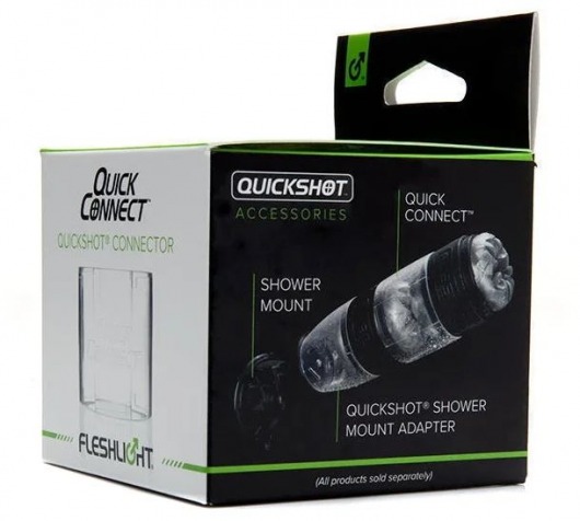 Коннектор для мастурбаторов серии Quickshot - Quick Connect - Fleshlight - в Москве купить с доставкой