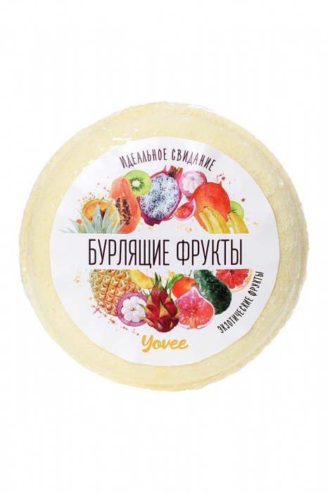 Бомбочка для ванны «Бурлящие фрукты» с ароматом экзотических фруктов - 70 гр. -  - Магазин феромонов в Москве