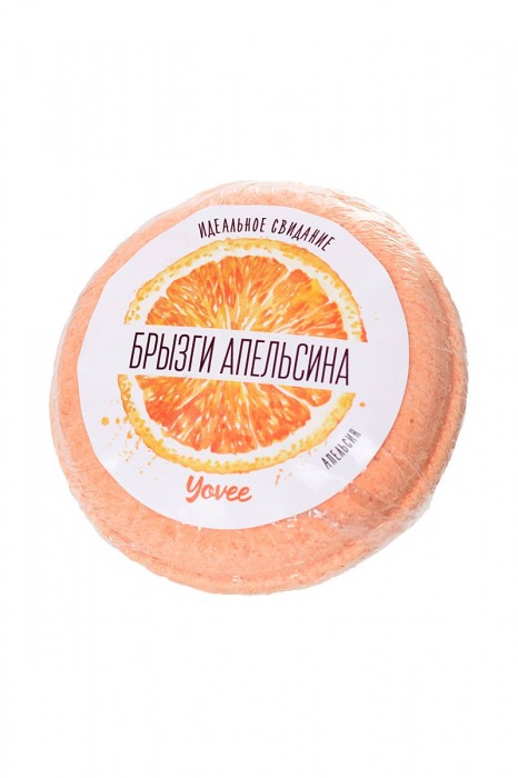 Бомбочка для ванны «Брызги апельсина» с ароматом апельсина - 70 гр. -  - Магазин феромонов в Москве