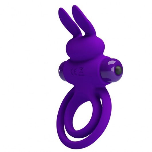 Фиолетовое эрекционное кольцо с вибростимуляцией клитора Vibrant Penis Ring III - Baile - в Москве купить с доставкой