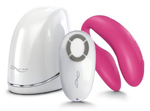 Розовый вибромассажёр для двоих We-Vibe 4 - We-vibe