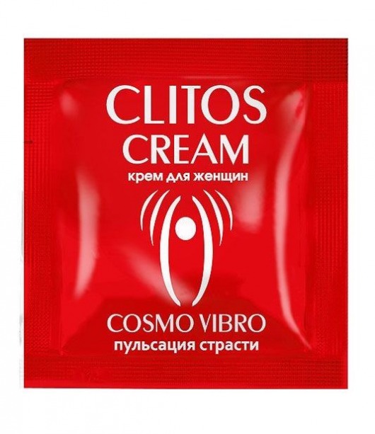 Пробник возбуждающего крема для женщин Clitos Cream - 1,5 гр. - Биоритм - купить с доставкой в Москве