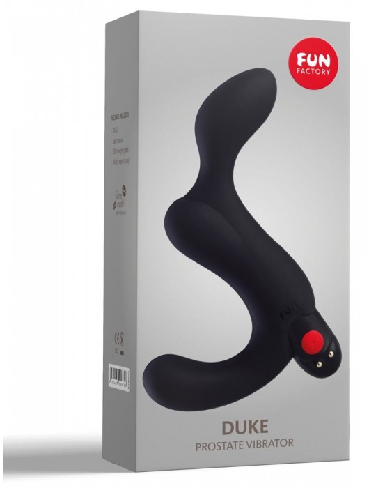 Черный массажёр простаты Duke - Fun Factory - в Москве купить с доставкой