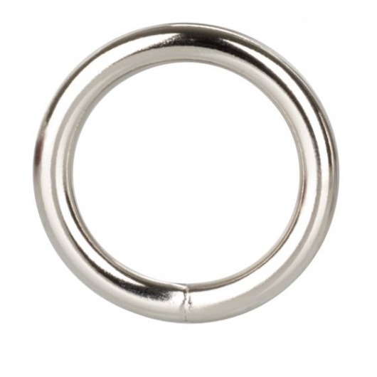 Серебристое эрекционное кольцо Silver Ring - California Exotic Novelties - в Москве купить с доставкой