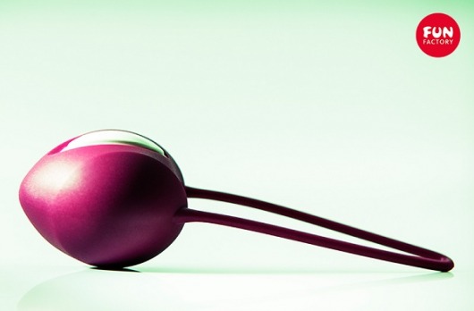 Фиолетовый вагинальный шарик Smartballs Uno - Fun Factory