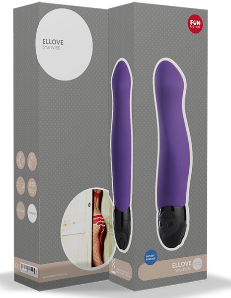 Фиолетовый вибромассажёр Ellove - Fun Factory