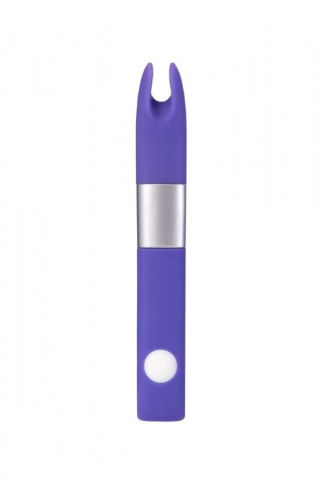 Фиолетовый клиторальный вибромассажёр Qvibry - Qvibry