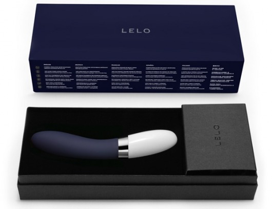 Синий перезаряжаемый вибратор Liv 2 Blue - 17,4 см. - Lelo