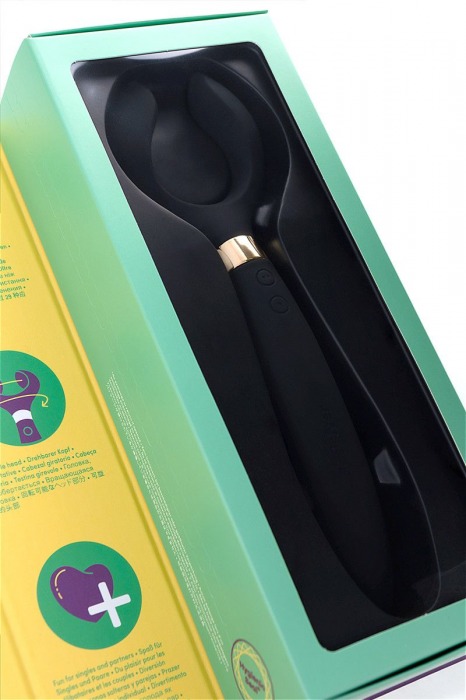 Чёрный вибромассажер для пар Satisfyer Partner Multifun 3 - Satisfyer