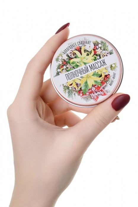 Массажная свеча «Полночный массаж» с ароматом иланг-иланга - 30 мл. - ToyFa - купить с доставкой в Москве