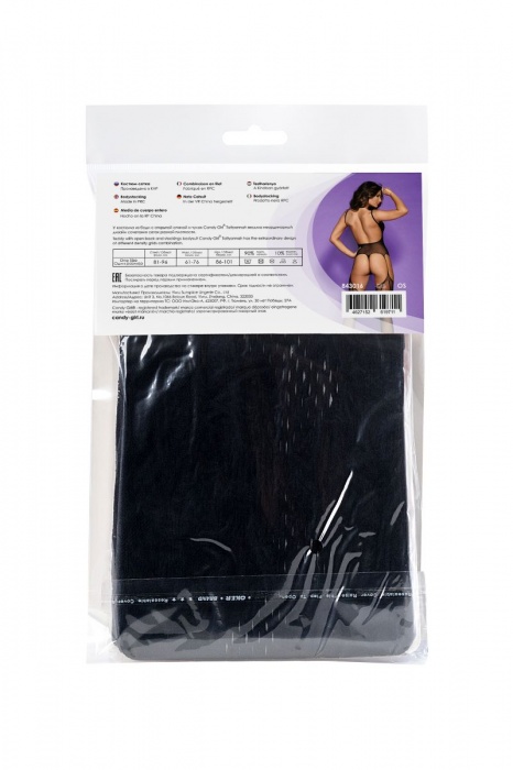 Пикантное боди Tatiyannah с чулками - Candy Girl купить с доставкой