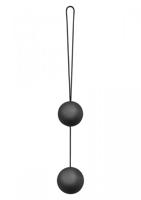 Чёрные анальные шарики Vibro Balls - Pipedream