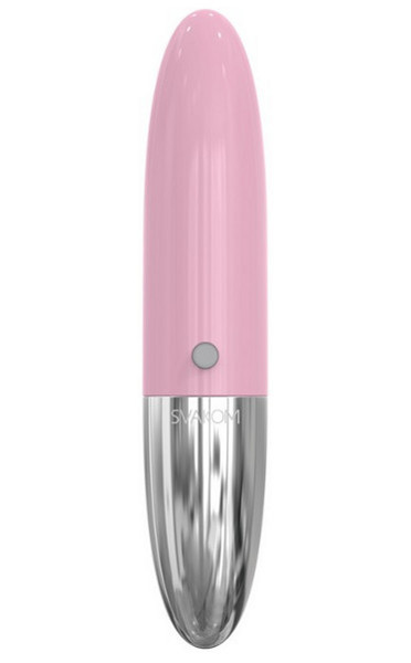 Нежно-розовый мини-вибратор Rebecca - 9,5 см. - Svakom