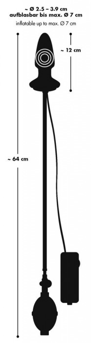 Телесный анальный виброрасширитель Fanny Hills - 12 см. - Orion