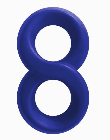 Синее эрекционное кольцо-восьмерка Infinity Ring - NS Novelties - в Москве купить с доставкой