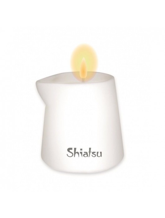Массажная свеча с ароматом сандала - 130 гр. - Shiatsu - купить с доставкой в Москве