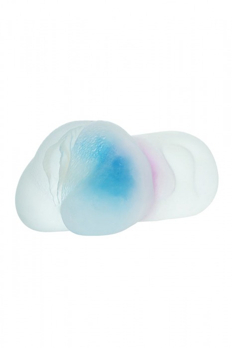 Прозрачный реалистичный мастурбатор Juicy Pussy Crystal Wave - ToyFa - в Москве купить с доставкой