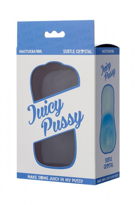 Прозрачный реалистичный мастурбатор Juicy Pussy Subtle Crystal - ToyFa - в Москве купить с доставкой