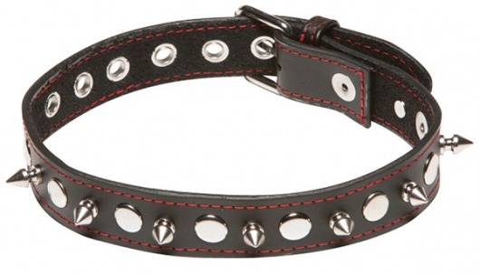 Ошейник с шипами X-Play Spiked Collar - Allure Lingerie - купить с доставкой в Москве
