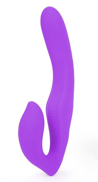 Фиолетовый безремневой страпон NAMI - S-HANDE - купить с доставкой в Москве