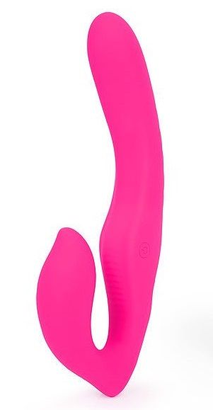 Ярко-розовый безремневой страпон NAMI - S-HANDE - купить с доставкой в Москве
