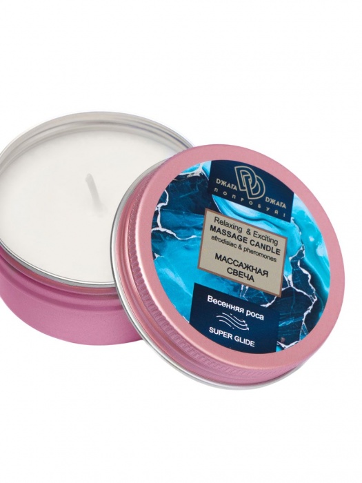 Массажная свеча  Весенняя роса - БиоМед - купить с доставкой в Москве