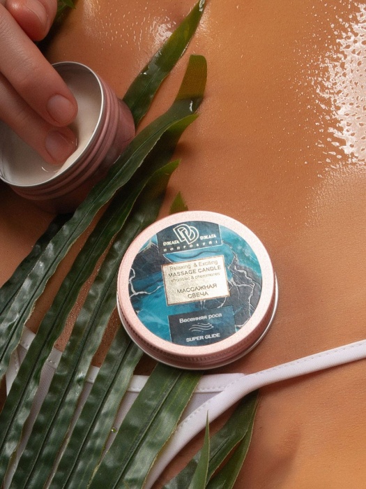 Массажная свеча  Весенняя роса - БиоМед - купить с доставкой в Москве