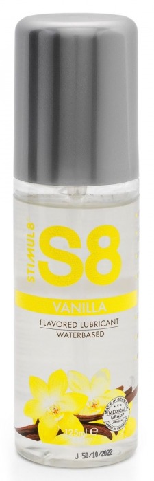 Лубрикант на водной основе Stimul8 Flavored Lube с ванильным ароматом - 125 мл. - Stimul8 - купить с доставкой в Москве