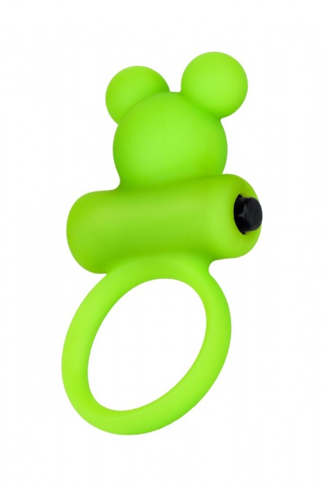 Зеленое виброкольцо на пенис A-Toys - A-toys - в Москве купить с доставкой