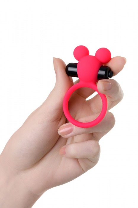 Розовое виброкольцо на пенис A-Toys - A-toys - в Москве купить с доставкой