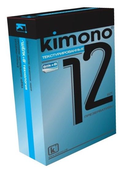 Текстурированные презервативы KIMONO - 12 шт. - Kimono - купить с доставкой в Москве