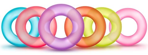 Набор из 6 эрекционных колец King of the Ring - Blush Novelties - в Москве купить с доставкой