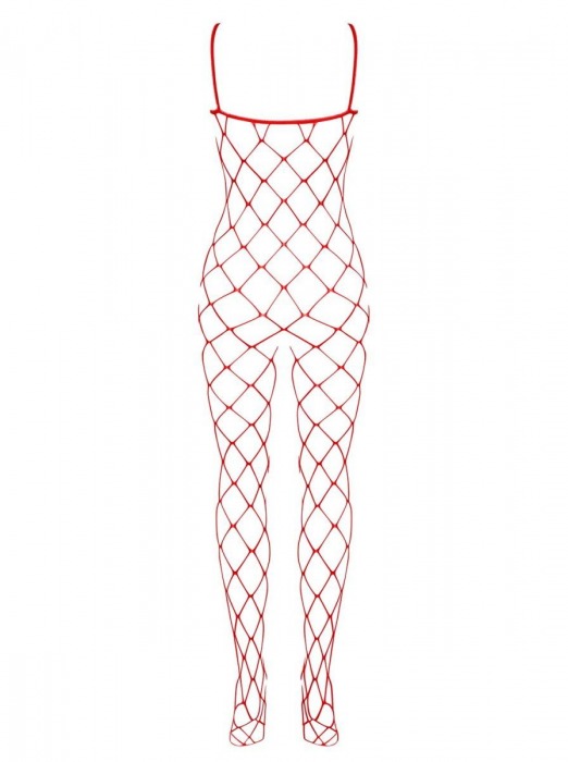 Роскошный комбинезон в крупную сетку - Obsessive купить с доставкой