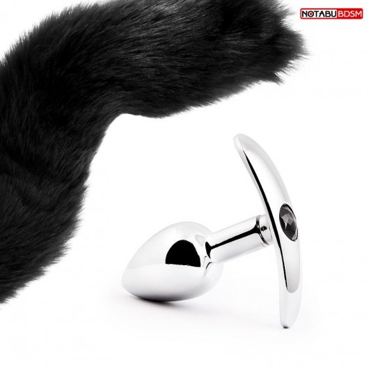 Игровой набор в черном цвете: ободок-ушки, анальная пробка, хвостик - Bior toys - купить с доставкой в Москве