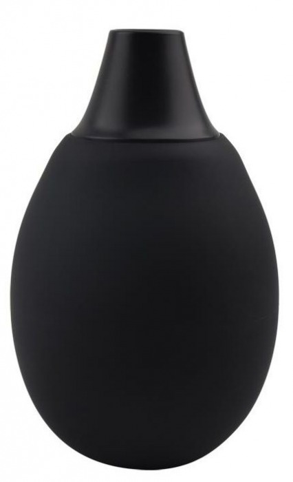 Черная резиновая груша для интимного душа The Bulb - Chisa - купить с доставкой в Москве