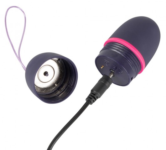 Темно-фиолетовое виброяйцо с пультом ДУ Remote Controlled Love Bullet - Orion