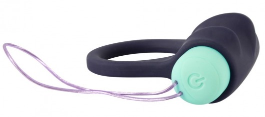 Темно-фиолетовое эрекционное кольцо с вибропулей и пультом ДУ - Orion - в Москве купить с доставкой