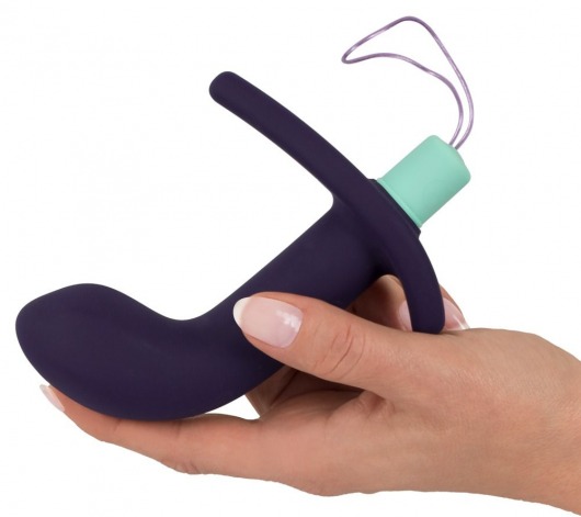 Темно-фиолетовый вибростимулятор простаты с пультом ДУ Remote Controlled Prostate Plug - Orion - в Москве купить с доставкой