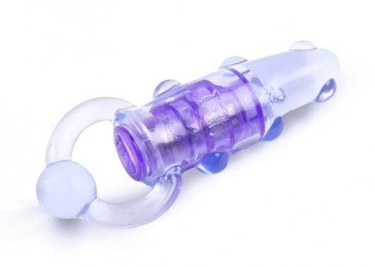 Фиолетовое эрекционное кольцо с удлиненным клиторальным стимулятором - Brazzers - в Москве купить с доставкой