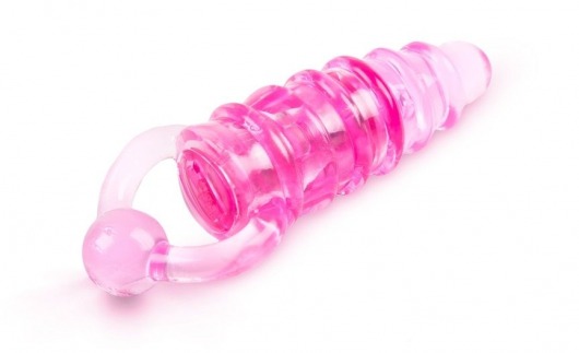 Розовое эрекционное кольцо с удлиненным клиторальным стимулятором - Brazzers - в Москве купить с доставкой