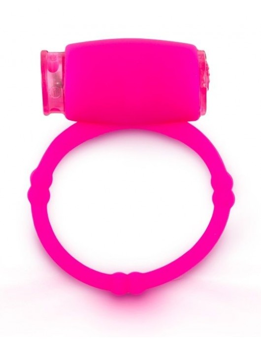 Розовое малоэластичное кольцо на член с вибрацией - Brazzers - в Москве купить с доставкой
