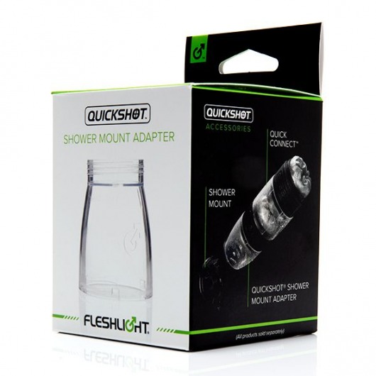 Адаптер для мастурбаторов Fleshlight Quickshot и присоски Shower Mount - Fleshlight - в Москве купить с доставкой