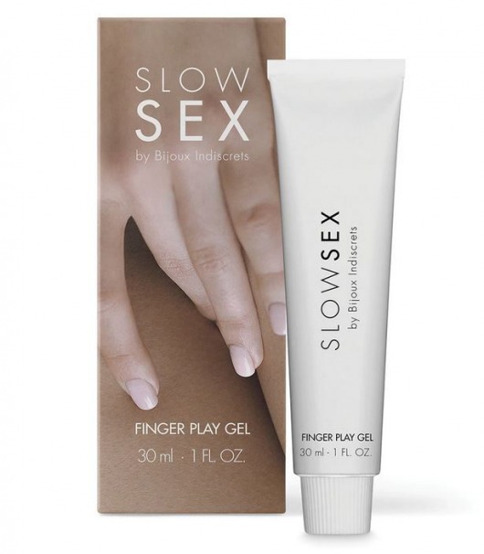 Гель для мастурбации с ароматом кокоса Slow Sex Finger Play Gel - 30 мл. - Bijoux Indiscrets - купить с доставкой в Москве