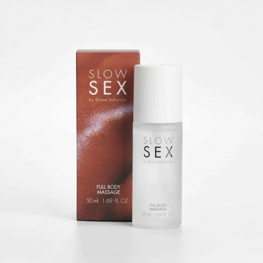 Массажный гель Slow Sex Full Body Massage - 50 мл. - Bijoux Indiscrets - купить с доставкой в Москве