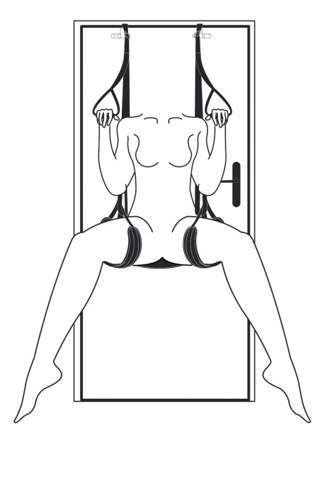 Секс-качели с фиксацией на двери Easytoys Leg   Bum Support Over The Door Swing - EDC Wholesale - купить с доставкой в Москве