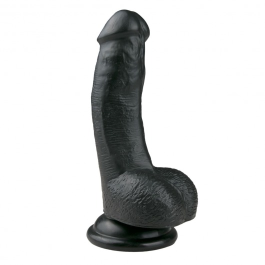 Черный фаллоимитатор Realistic Dildo - 15 см. - EDC Wholesale