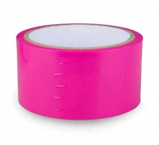 Ярко-розовая лента для бондажа Easytoys Bondage Tape - 20 м. - EDC Wholesale - купить с доставкой в Москве