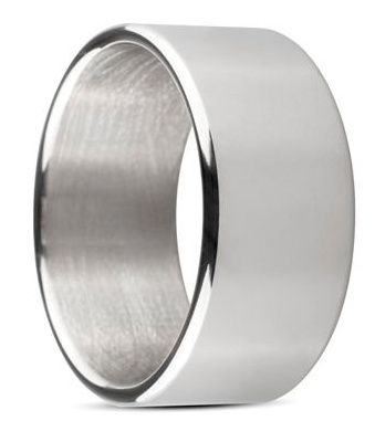 Серебристое эрекционное кольцо Sinner Wide metal head-ring Size L - EDC Wholesale - в Москве купить с доставкой