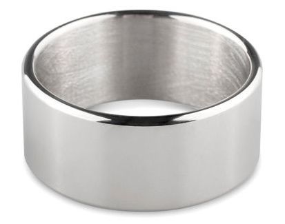 Серебристое эрекционное кольцо Sinner Wide metal head-ring Size S - EDC Wholesale - в Москве купить с доставкой