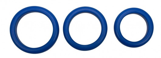 Набор из 3 синих эрекционных колец Blue Mate - Orion - в Москве купить с доставкой